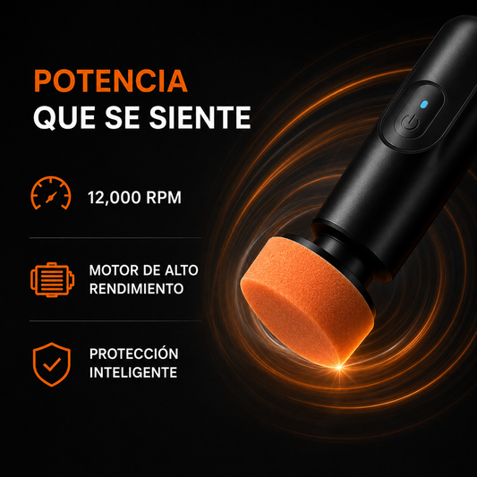 PuliMax: Pulidora Portátil Profesional 12,000 RPM