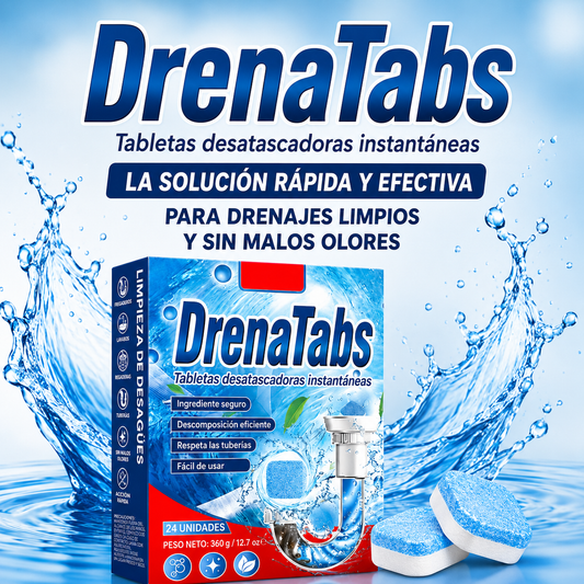 DrenaTabs: Tabletas desatascadoras instantáneas