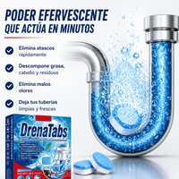DrenaTabs: Tabletas desatascadoras instantáneas