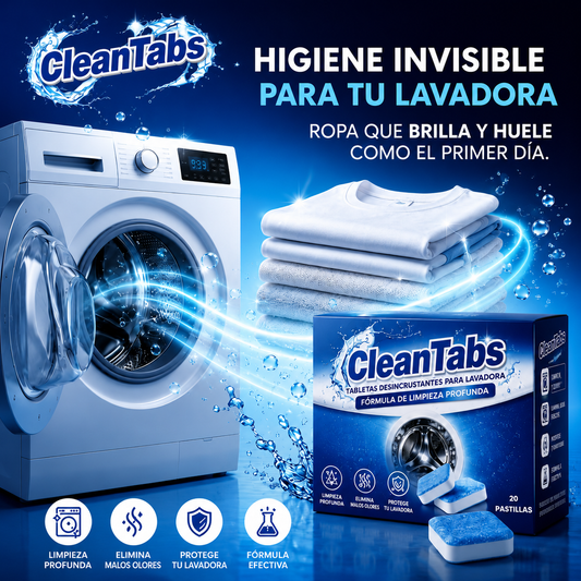 CleanTabs: Tabletas Limpiadoras para Lavadora