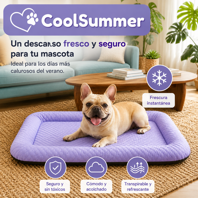 CoolSummer: Colchón refrescante para mascotas