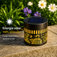 MandaLed: Lámpara solar con efecto mandala