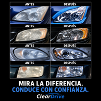 ClearDrive: Kit de restauración profesional de faros
