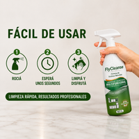 FlyCleanse: Limpiador desengrasante profesional todo en 1