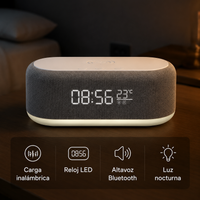 SmartClock 4 en 1 : Reloj Inteligente Multifunción